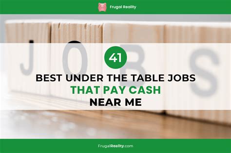 work from home. . Jobs that pay cash under the table near me